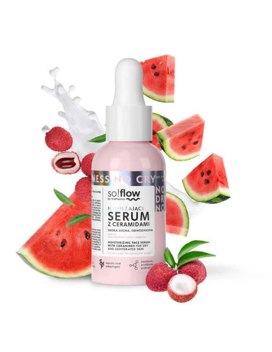 So!Flow Nawilżające Serum z Ceramidami dla Skóry Suchej i Odwodnionej 30ml