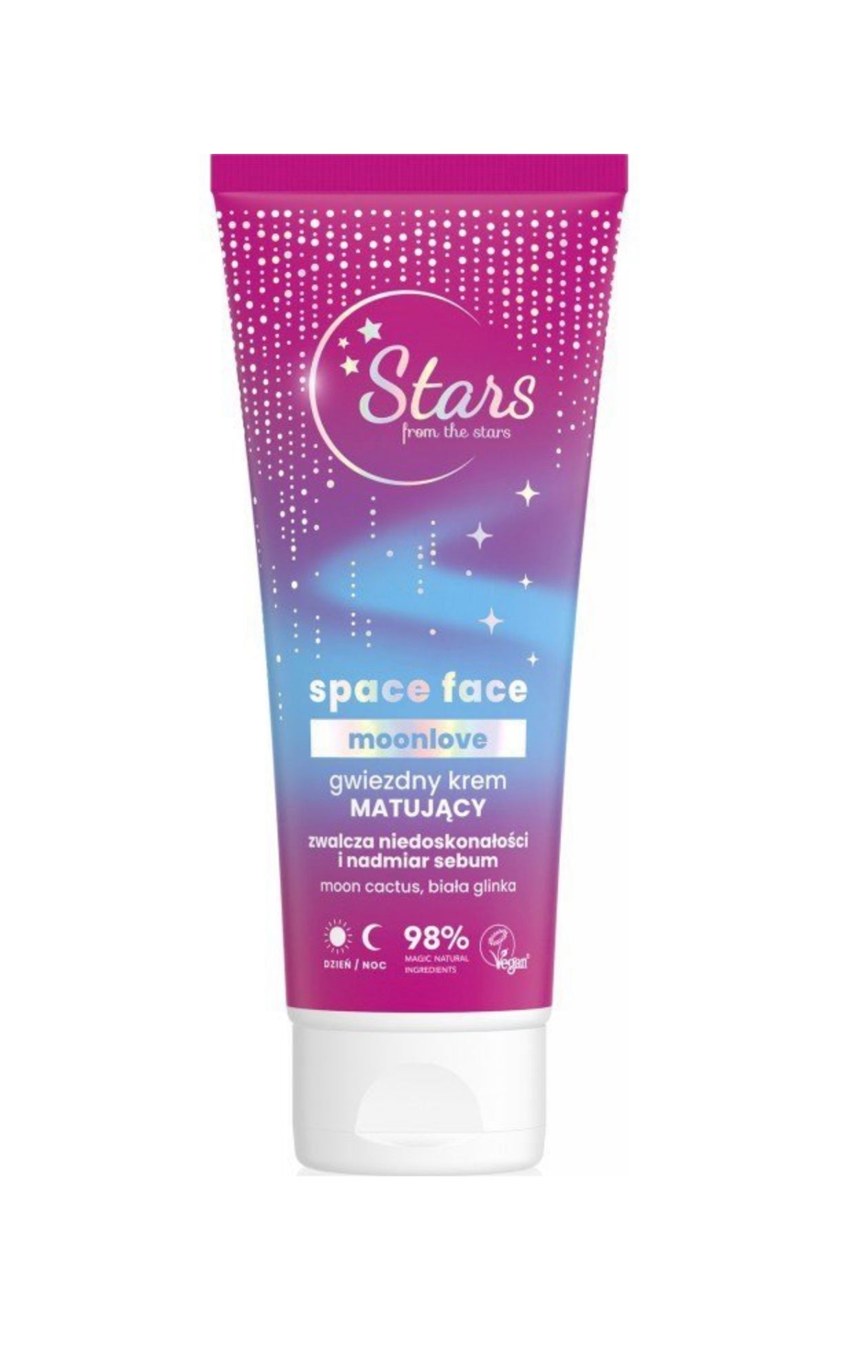 Stars from the Stars Space Face Moonlove Gwiezdny Krem Matujący dla Skóry Tłustej I Mieszanej 50ml