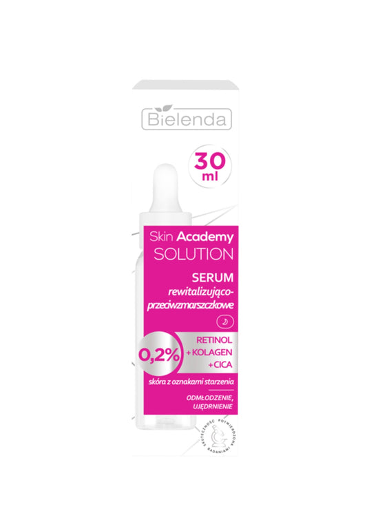 Bielenda SKIN ACADEMY SOLUTION serum rewitalizująco-przeciwzmarszczkowe