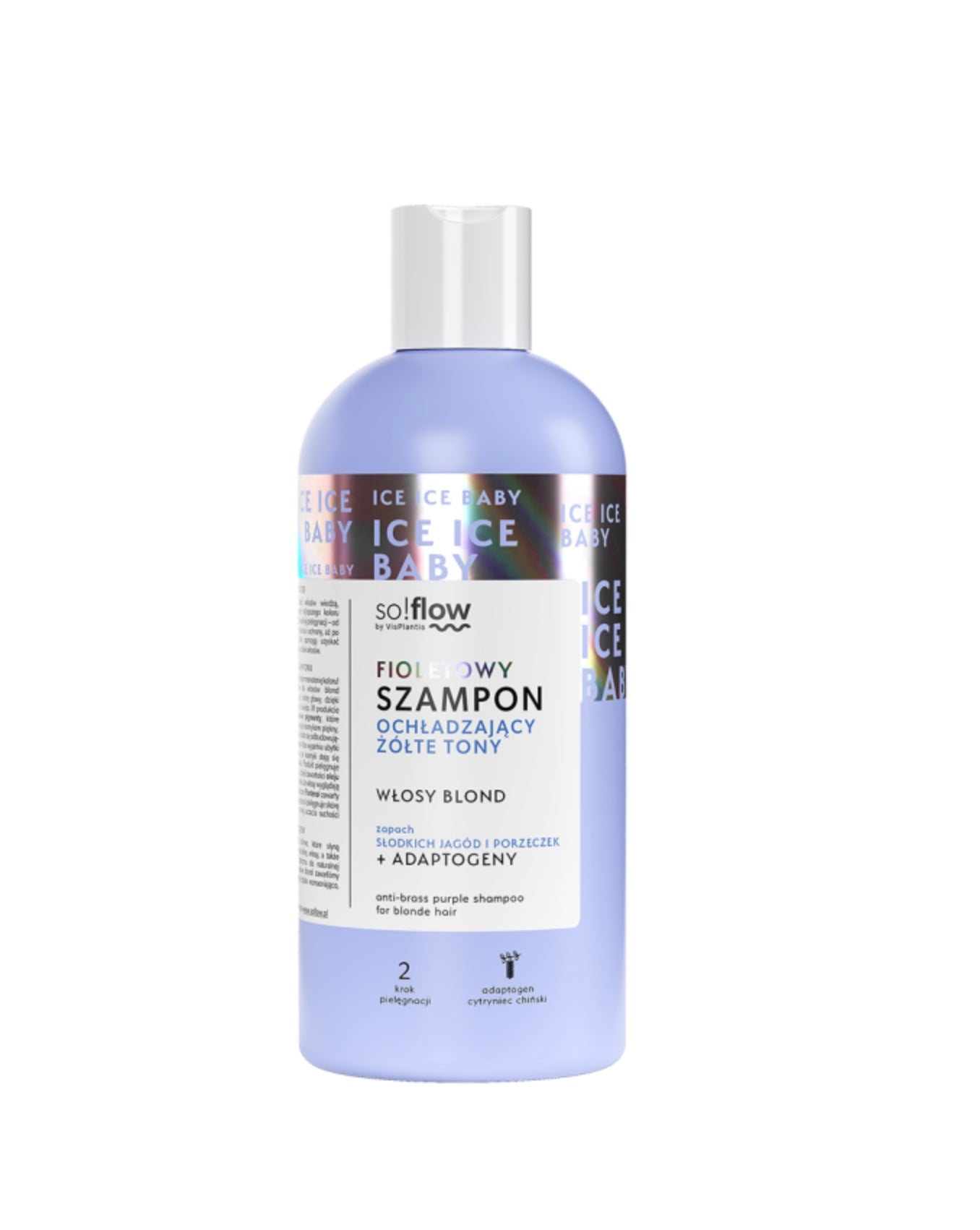 So!Flow Fioletowy Szampon Ochładzający Żółte Tony dla Włosów Blond 300ml