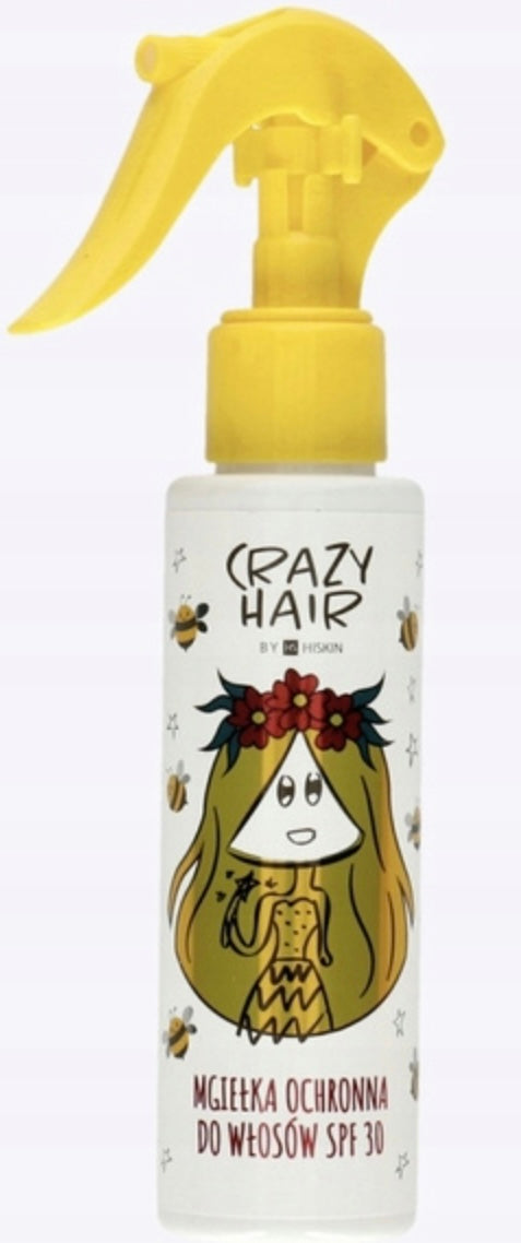 HISKIN Crazy Hair mgiełka do włosów ochronna SPF30 Miodowa 100ml