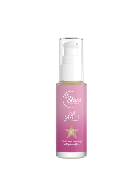 Stars From the Stars Podkład Matujący Soft Matt Foundation Nr 04 Tan 30ml