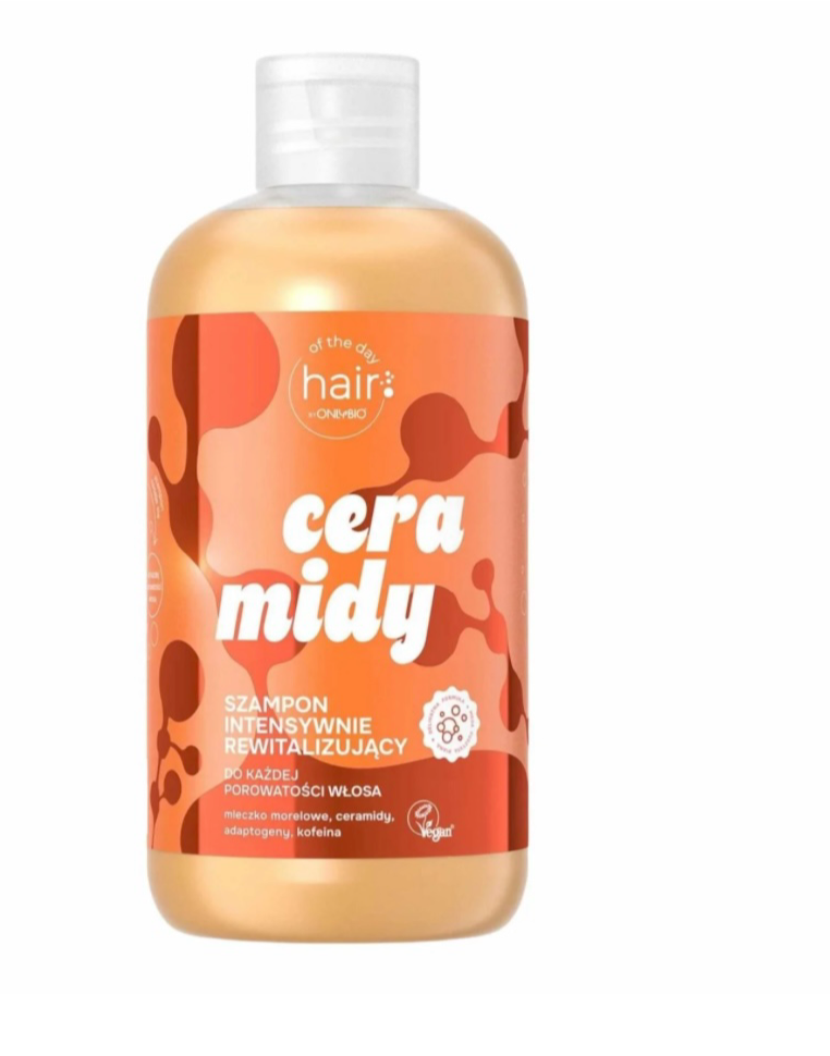 OnlyBio Hair of the Day Ceramidy Intensywnie Rewitalizujący Szampon dla każdej Porowatośći Włosów 300ml