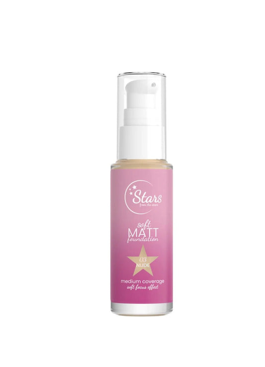 Stars From the Stars Podkład Matujący Soft Matt Foundation Nr 03 Nude 30ml