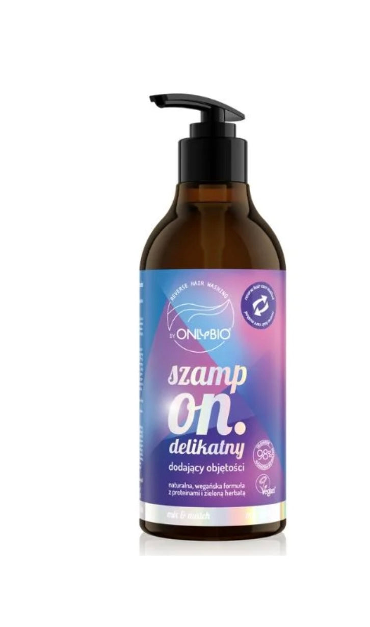 OnlyBio Reverse Washing Szampon Delikatny Dodający Objętości 400ml