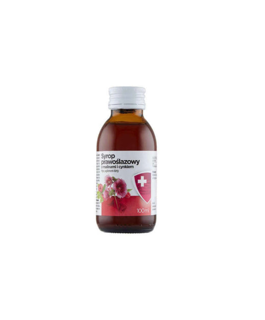 Aflofarm Syrop Prawoślazowy z Malinami 100ml