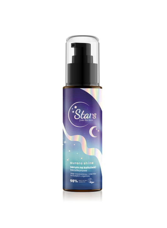 Stars from the Stars Aurora Shine Serum na Końcówki Bezsilikonowe Vegan 80ml