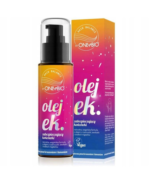 OnlyBio Hair Balance Olejek Zabezpieczający Końcówki z Olejem z Czarnuszki 80ml