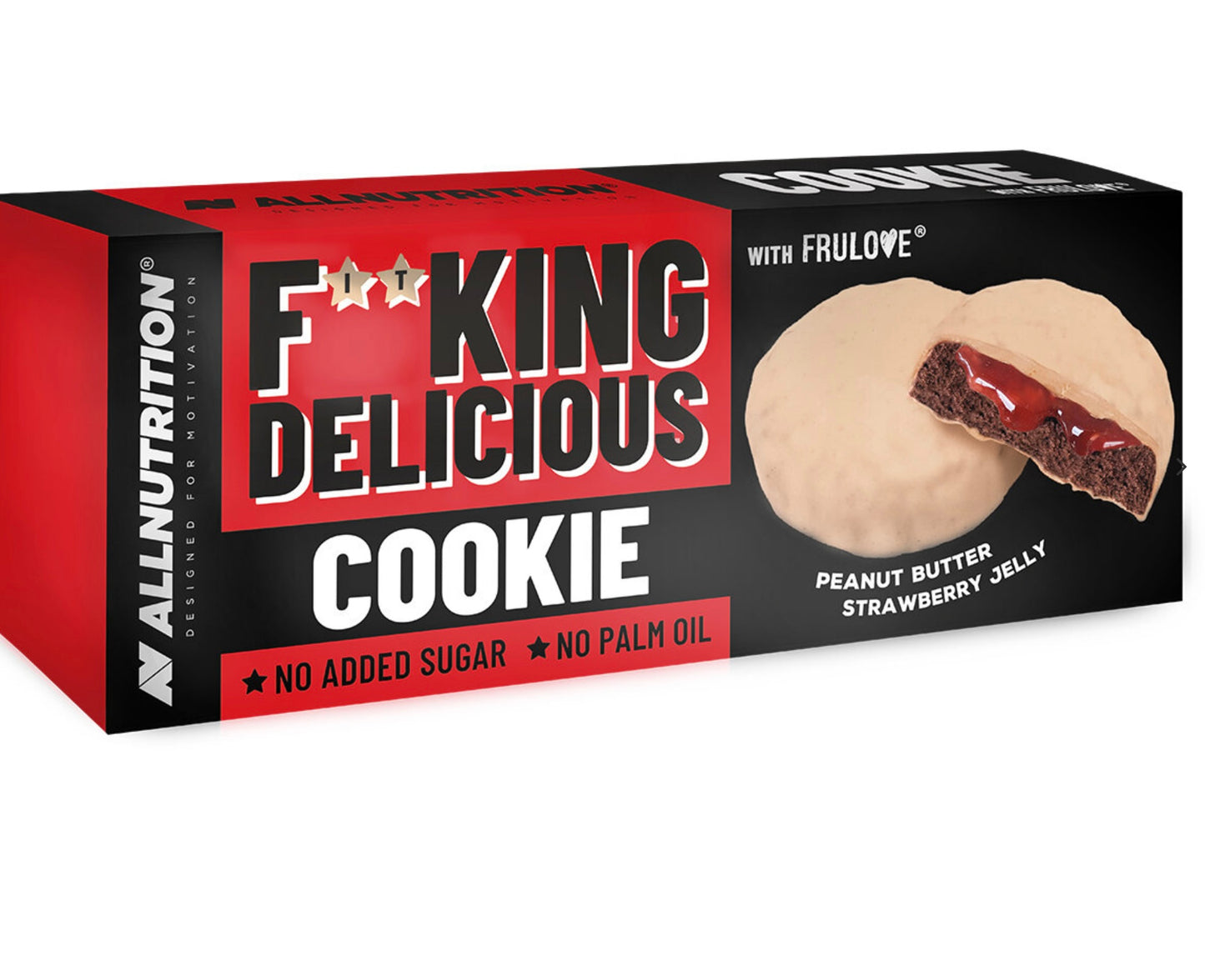 Allnutrition Fitking Delicious Cookie Peanut Butter Strawberry Jelly 128g