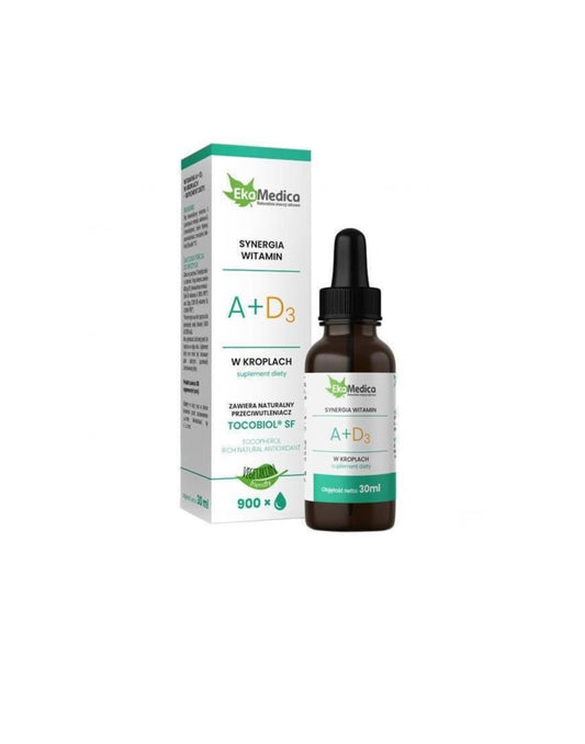 EkaMedica Synergia Witamin A i D3 w Kroplach 30ml