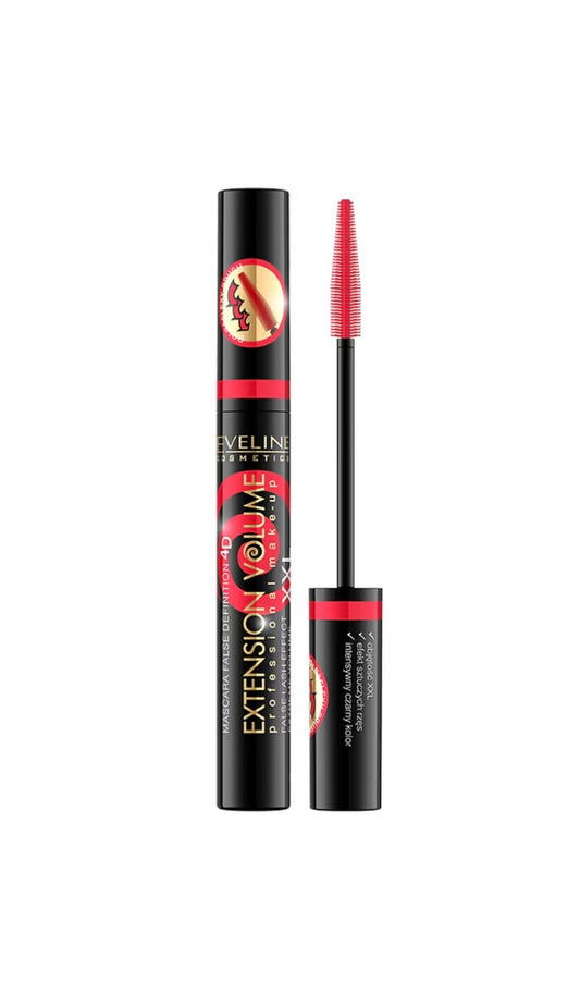 Eveline Extension Volume Mascara False Definition 4D Tusz do Rzęs z Efektem Sztucznych Rzęs 10ml