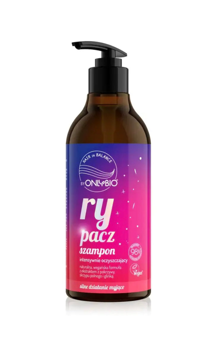 OnlyBio Hair in Balance Rypacz Szampon intensywnie oczyszczający 400ml