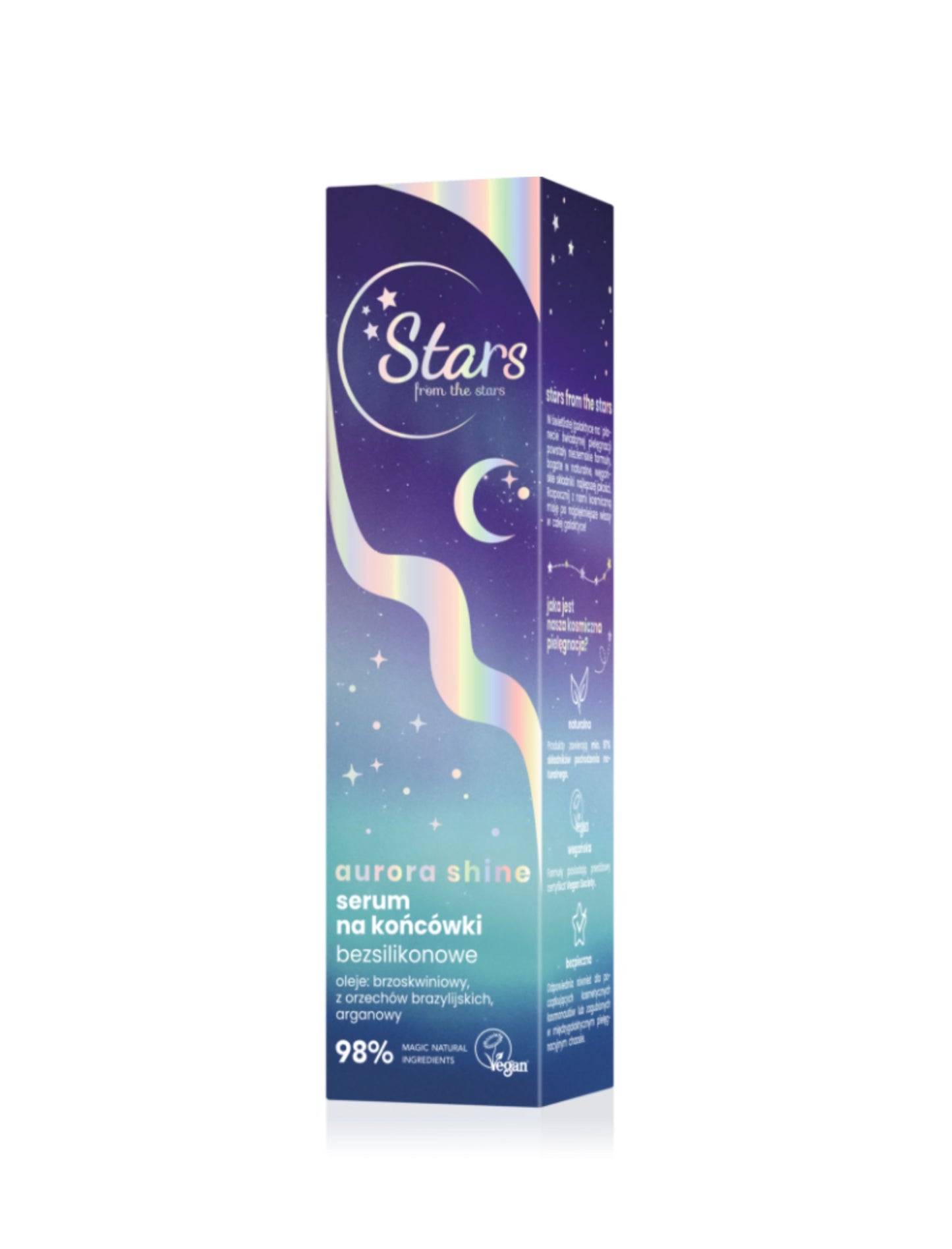 Stars from the Stars Aurora Shine Serum na Końcówki Bezsilikonowe Vegan 80ml