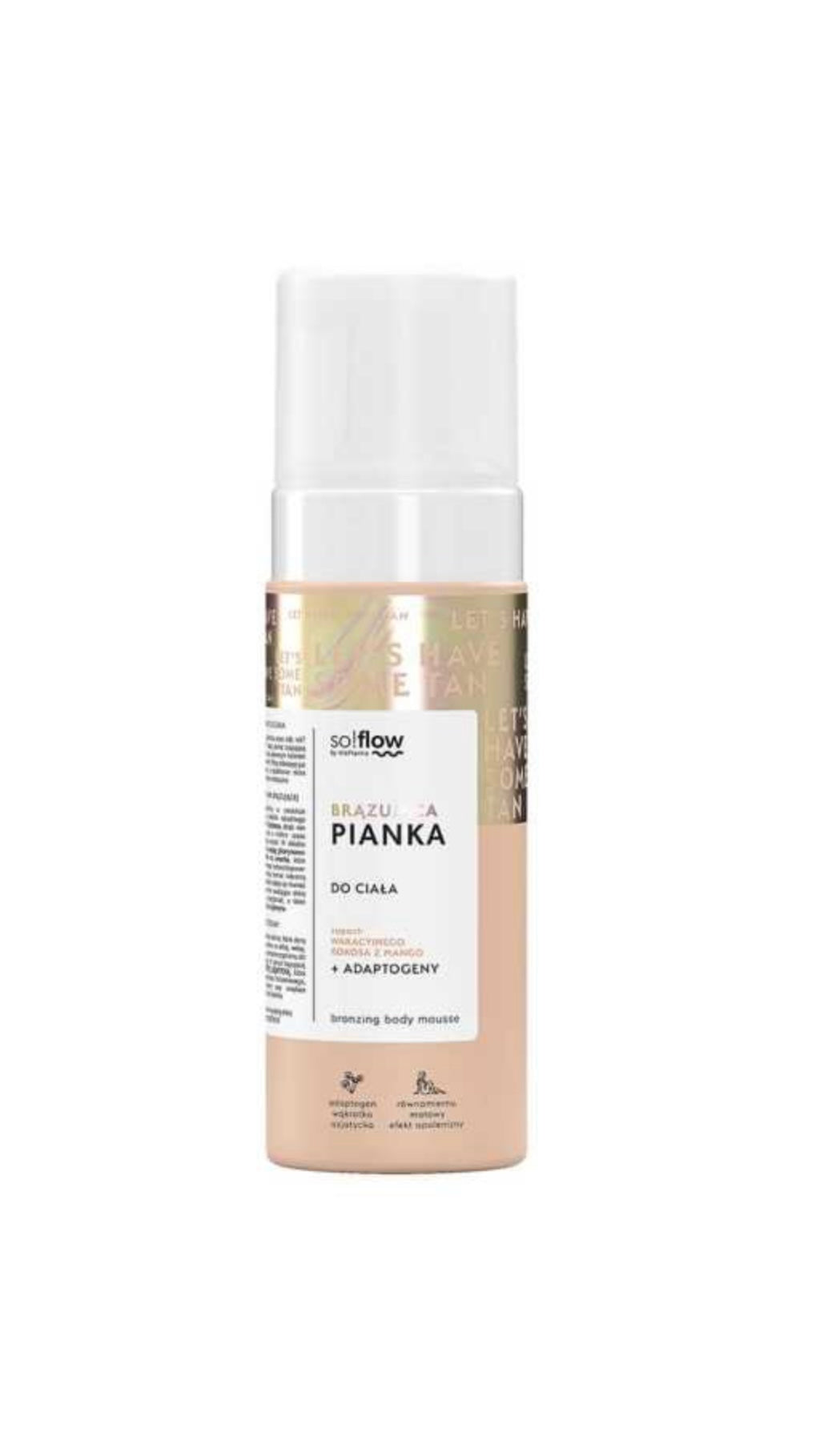 So!Flow by Vis Plantis Brązująca Pianka do Ciała 170ml