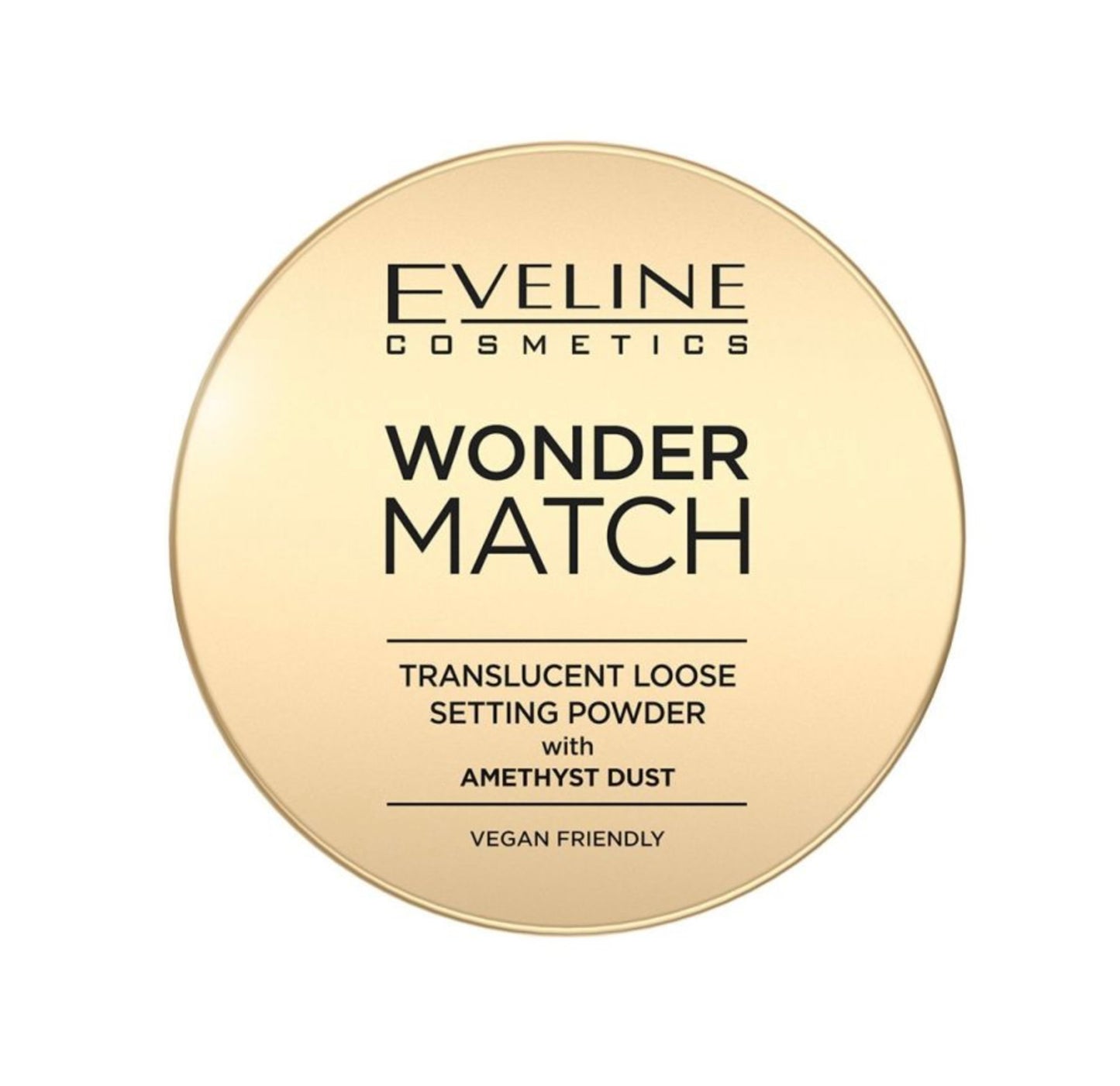 Eveline Wonder Match Lekki Puder Utrwalający z Ametystowym Pyłkiem Vegan 6g