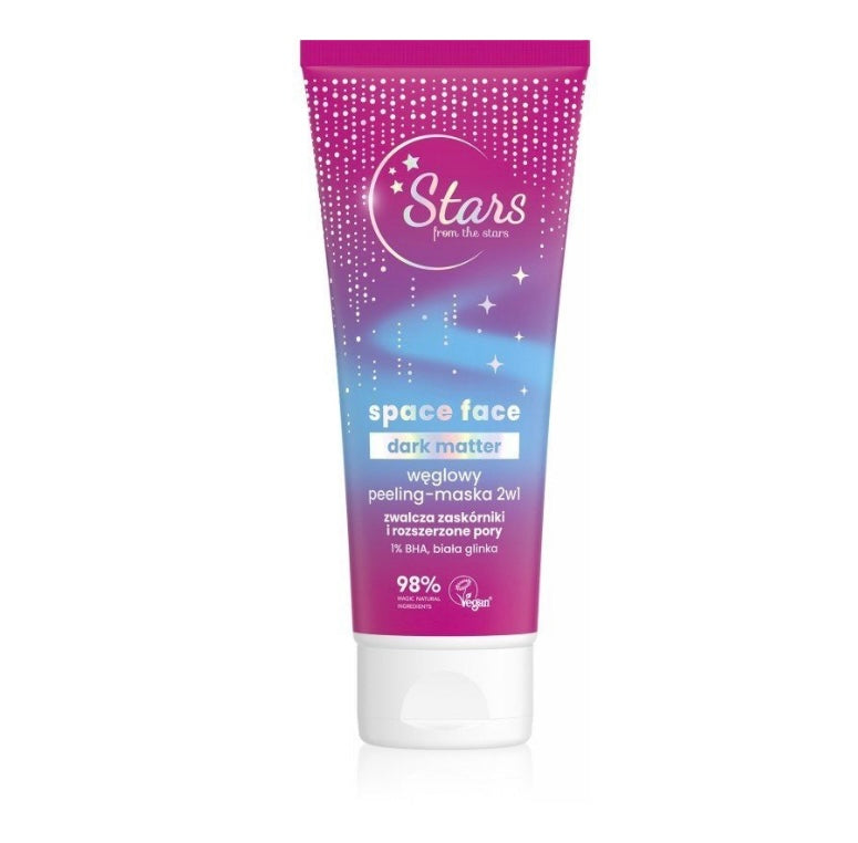 Stars from the Stars Space Face Dark Matter Węglowy Peeling-Maska 2w1 Vegan 75ml