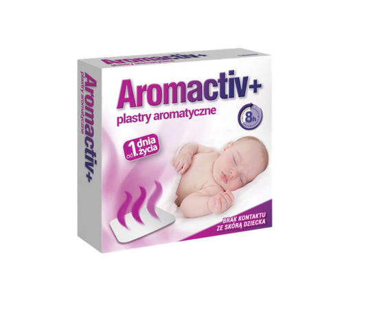 Aflofarm Aromactiv Plastry Aromatyczne o Działaniu Odświeżającym 5 Sztuk