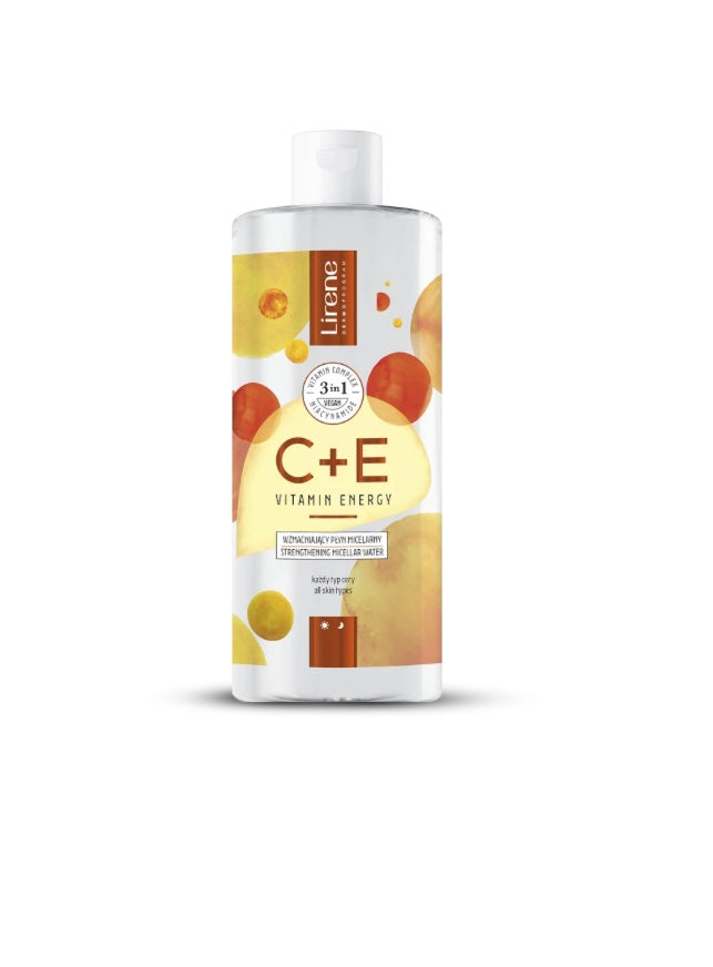 Lirene C+E VITAMIN ENERGY Wzmacniający płyn micelarny 400 ml