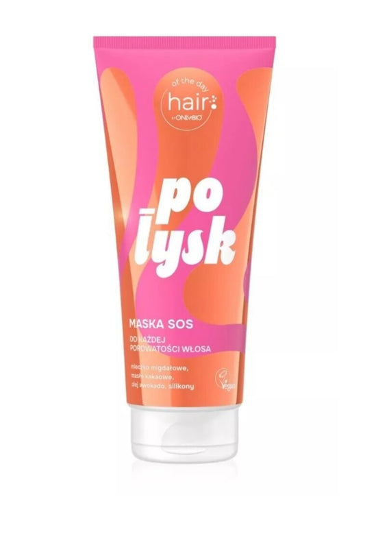 OnlyBio Hair of the Day Połysk Maska S.O.S. Intensywnie Wygładzająca 200ml