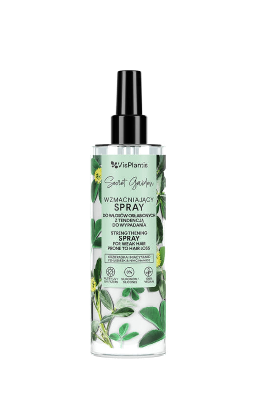 Vis Plantis Secret Garden Kozieradka Wzmacniający Spray do Włosów Osłabionych z Tendencją do Wypadania 200ml