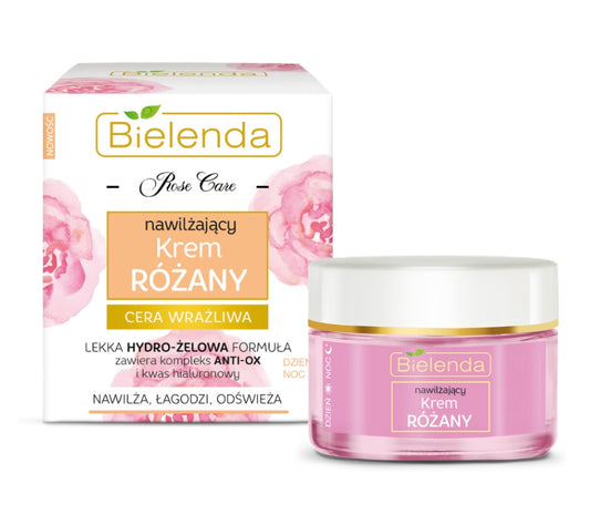 Bielenda ROSE CARE Krem różany nawilżająco - kojący