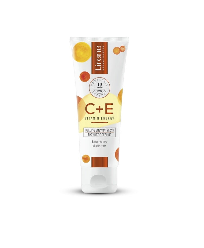 Lirene C+E VITAMIN ENERGY Peeling enzymatyczny 75 ml