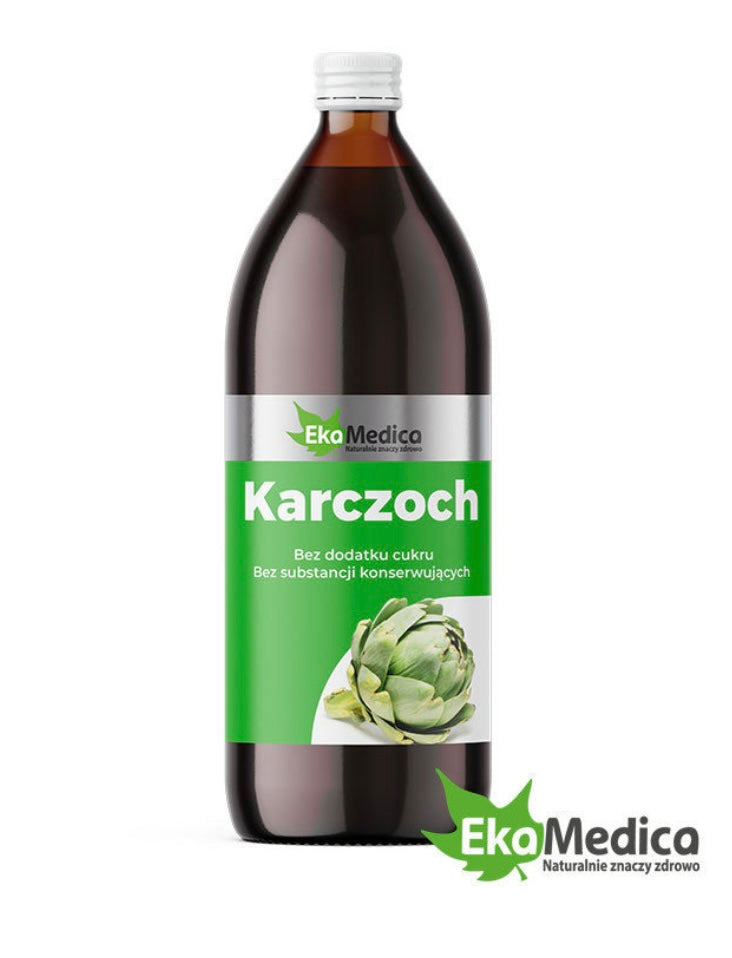 EkaMedica Naturalny 99,8% Sok Z Karczocha 500ml