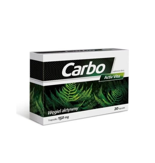 Carbo Activ Vita Węgiel Aktywny 20 Sztuk