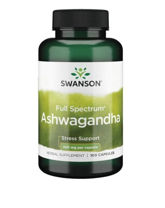 Full Spectrum Ashwagandha, 450mg - 100 caps